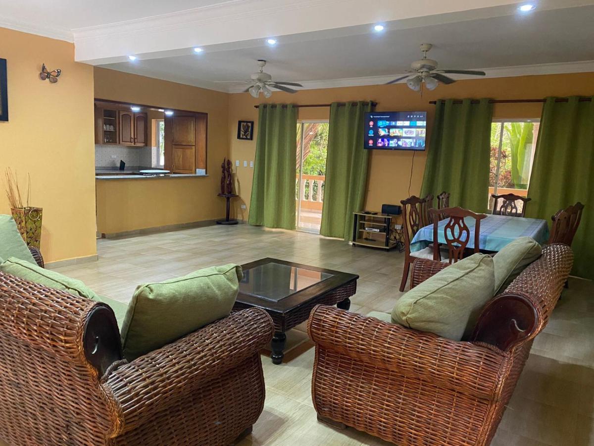 4 Bedroom Villa, Security, Private Pool, Ocean View Sosúa Exterior foto