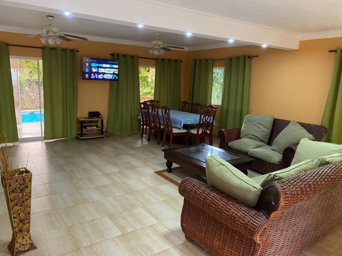 4 Bedroom Villa, Security, Private Pool, Ocean View Sosúa Exterior foto